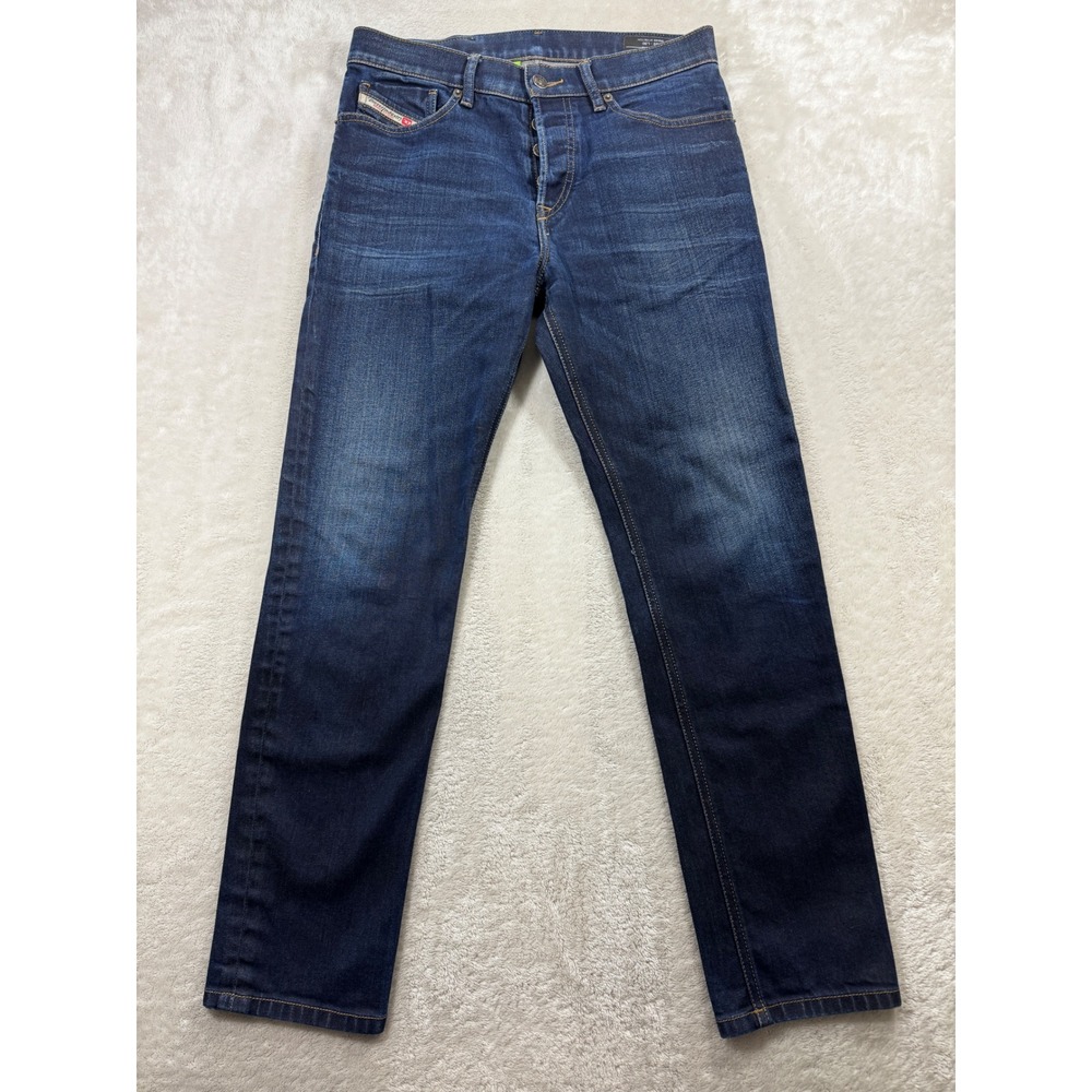 Diesel Mens D-Fining Tapered Stretch Blue Jeans W29xL30 Meas: 30x27.5